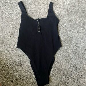 Aerie Black Swim One Piece